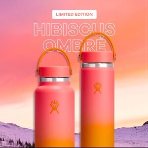 Limited edition hibiscus sunset ombre 24 ounce Hydro flask